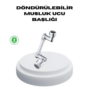 Dönebilir Musluk Başlığı – Lavabo Temizliği ve El-Yüz Yıkamada Maksimum Rahatlık - Lisinya