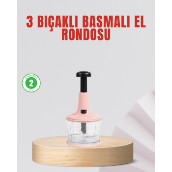 Manuel Mutfak Rondosu Keskin Bıçaklı Geniş Hazneli - Lisinya