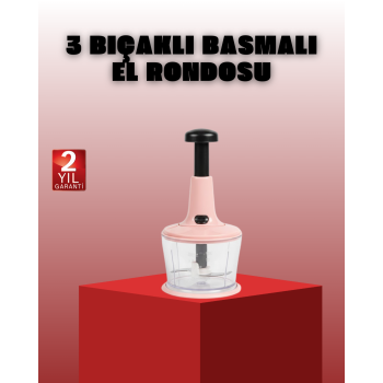 Manuel Sebze Rondosu Pratik Bas Kes Doğrayıcı - Lisinya