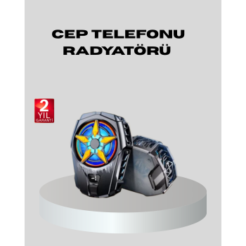 Telefon Soğutucu Radyatör Type-C Bağlantılı 2 Kademeli Dijital Kontrollü - Lisinya