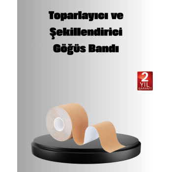 Askısız Görünmez Göğüs Bandı – Dekolteli Kıyafetler İçin Destekleyici Bant - Lisinya