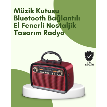 Kablosuz Bluetooth Hoparlör – Yüksek Ses Kalitesi, Uzun Pil Ömrü, FM ve AM Radyo Fonksiyonu - Lisinya