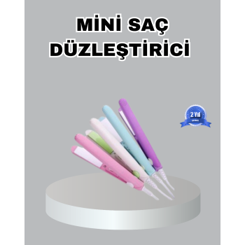Mini Seramik Saç Düzleştirici – Kompakt Boy, 180°C Hızlı Isınma, Seyahat Tipi - Lisinya