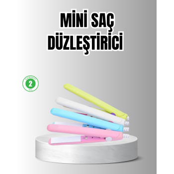 Taşınabilir Seramik Kaplama Mini Saç Düzleştirici – Seyahat ve Günlük Kullanım İçin İdeal - Lisinya