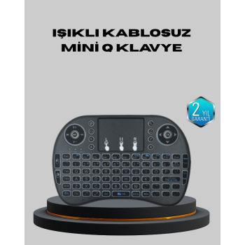 Aydınlatmalı Touchpad’li Q Klavye – Türkçe Karakterli, USB Bağlantılı, Numerik Tuş Takımı - Lisinya