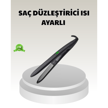 Dijital Ekranlı Isı Ayarlı Saç Düzleştirici –  Titanyum Plaka, Seyahat Dostu Tasarım - Lisinya