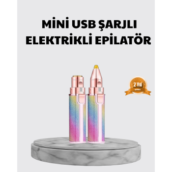 Mini Yüz ve Kaş Epilatörü – 8000 RPM Güçlü Motor ve Paslanmaz Çelik Başlık - Lisinya