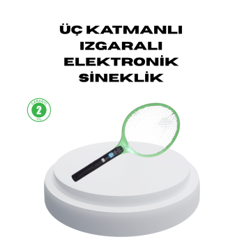 Pil ile Çalışan Elektronik Sinek Öldürücü – Çocuk ve Evcil Hayvan Dostu Tasarım - Lisinya