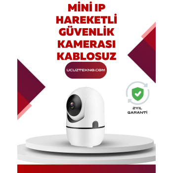 Full HD 1080P Kablosuz Güvenlik Kamerası – Hareket Takip, Gece Görüşü ve İki Yönlü Ses Özellikli - Lisinya