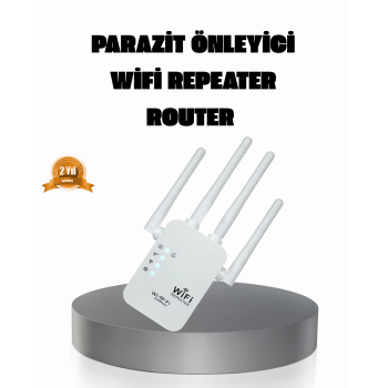 50 Cihaz Destekli 300Mbps Kablosuz Sinyal Güçlendirici RJ45 Kablolu Kullanım - Lisinya