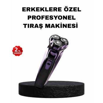 Şarjlı Saç ve Sakal Tıraş Makinesi Kablosuz Kompakt Tasarımlı - Lisinya