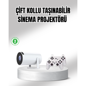 Projeksiyon Cihazı 4K Destekli Kablosuz Bağlantılı Bluetooth 5.0 - Lisinya
