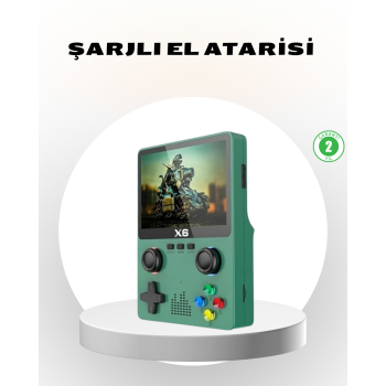 Taşınabilir Oyun Konsolu 3.5 İnç IPS Ekran Yaylı Çift LR Tuşlu - Lisinya