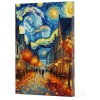 Van Gogh 3 - Sokak Çizgili Yan Boyamalı Defter