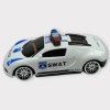 Metal Mini Polis Arabası  8 cm - Polis - 2 (Lisinya)