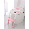 Softy Merdivenli Tuvalet Adaptörü - Çocuğunuz İçin Güvenli ve Konforlu Tuvalet Eğitimi Pembe ( Lisinya )