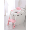 Softy Merdivenli Tuvalet Adaptörü - Çocuğunuz İçin Güvenli ve Konforlu Tuvalet Eğitimi Pembe ( Lisinya )