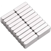 50 Adet 20x10x5 mm Neodyum Magnet N35 Güçlü Mıknatıs Köşeli ve Dayanıklı Nikel Kaplama ( Lisinya )