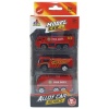 3lü İş Makinaları Road Seti - Die Cast - DS044 - İtfaiye (Lisinya)