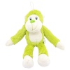 Peluş Maymun 40 cm - Yumuşak Peluş - G5501 - Yeşil (Lisinya)