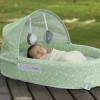 Taşınabilir Portatif Bebek Yatağı,Sırt Çantasına Dönüşebilen Portatif Bebek Beşiği (Yeşil) ( Lisinya )