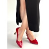 Motya Kırmızı Rugan Topuklu Ayakkabı - Lisinya