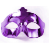 Mor Renk Kostüm Partisi Ekstra Parlak Balo Maskesi 15x10 Cm - Lisinya