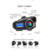 Q58-max Radyolu 2 Kişi Bağlantılı Bluetooth Kask Kulaklık Ekranlı Fenerli Müzik Ve Telsiz Intercom - Lisinya