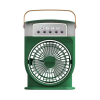 Şarjlı 600 Ml Su Hazneli Taşınabilir Masaüstü Vanilatör  Güçlü Fan Ve 2000 Mah Pil Yeşil - Lisinya