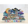 Ahşap İstanbul Temalı Magnet Alk4599 - Lisinya