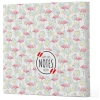 Flamingo 3 - Çizgisiz Yan Boyamalı Defter