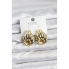 Pirinç Gold Renk Vintage Kadın Küpe - Lisinya