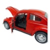 Sesli Işıklı Vosvos Araba 15 cm - 32111D - Kırmızı (Lisinya)