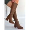 Morena Vizon Cilt BejTopuklu Çizme - Lisinya