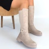 Diona Bej Nubuk Çizme - Lisinya