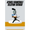 Tripod Telefon Tutucu Kumandalı Mikrofon Led Işık Vlog Video Kayıt - Lisinya