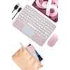 Bluetooth Touchpad Klavye Ultra İnce Taşınabilir Q Klavye - Lisinya