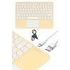 Android ve İOS Uyumlu Bluetooth Klavye Touchpad Slim Kablosuz Wifi Q Klavye - Lisinya