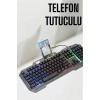 Oyuncu Klavyesi Q Klavye RGB Işıklı Mouse Hediyeli - Lisinya