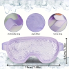 Sıcak Ve Soğuk Boncuklu Buz Jeli Terapi Göz Maskesi (Mor) ( Lisinya )