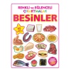 Renkli ve Eğlenceli Çıkartmalar Besinler