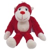Peluş Maymun 40 cm - Yumuşak Peluş - G5501 - Kırmızı (Lisinya)