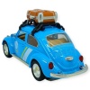 Tatil Serisi - Sesli Işıklı Vosvos Araba 18 cm - Mavi (Lisinya)