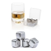 4lü Çelik Metal Kaplama Viski Taşı Soğutma Buz Küpü - Lisinya