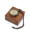Ahşap Kutulu Pirinç Köstekli Saat 16154 - Lisinya