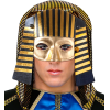 Mısırlı Maskesi Lastik Aparatlı Firavun Maskesi 21x23 Cm - Lisinya