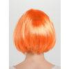 Turuncu Renk Parti Peruğu Küt Saç - Lisinya