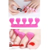 5 Adet Pedikür El Ayak Parmak Ayırıcı Tırnak Boyama Yumuşak Köpük Ayak Sedye - Lisinya