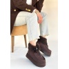 Zinya Kahverengi Süet Bot - Lisinya