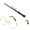 Harry Potter Asası 30 Cm Ve Metal Harry Potter Gözlüğü - Lisinya